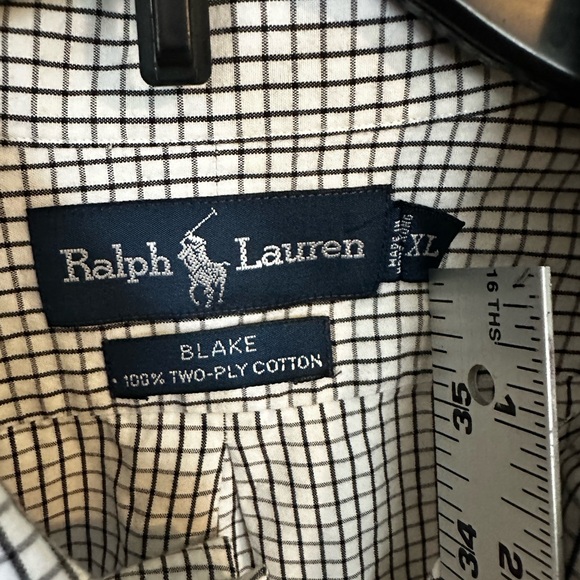 Ralph Lauren Blue Casual Button Down Shirt - Picture 3 of 5